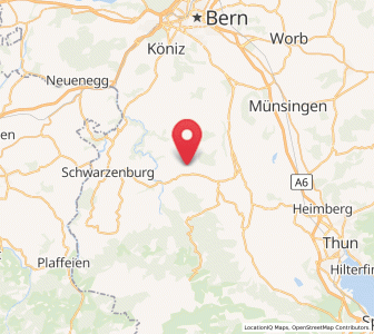 Map of Rüeggisberg, Bern