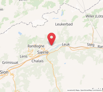 Map of Salgesch, Valais