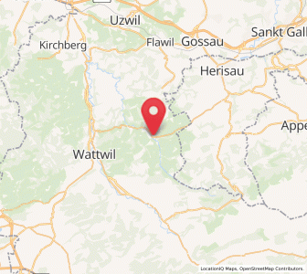 Map of St. Peterzell, Saint Gallen