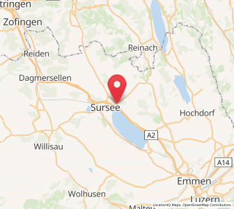 Map of Schenkon, Lucerne