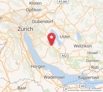 Map of Scheuren, Zurich