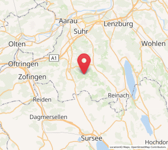Map of Schlossrued, Aargau