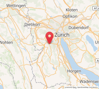 Map of Sellenbüren, Zurich