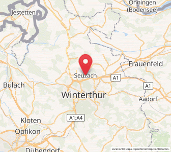 Karte von Seuzach Dorf / Breite-Weid, Zürich