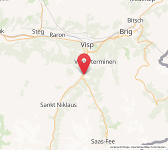 Map of Stalden VS, Valais
