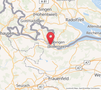 Map of Stein am Rhein, Schaffhausen