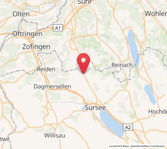 Map of Triengen, Lucerne