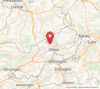 Map of Trimbach SO, Solothurn