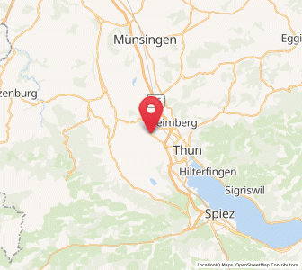 Map of Uetendorf, Bern