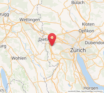 Map of Urdorf, Zurich