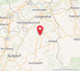 Map of Ursenbach BE, Bern