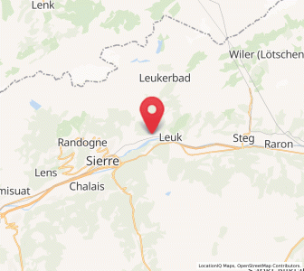 Map of Varen, Valais