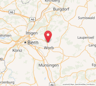 Map of Vechigen, Bern