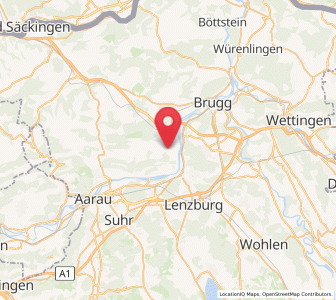 Map of Veltheim, Aargau