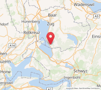 Map of Walchwil, Zug