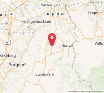 Map of Walterswil BE, Bern