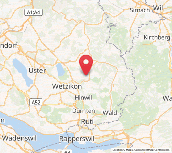 Map of Weid (bei Adetswil), Zurich