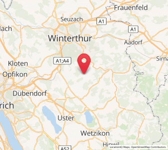 Map of Weisslingen, Zurich