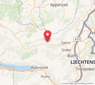 Map of Wildhaus SG, Saint Gallen