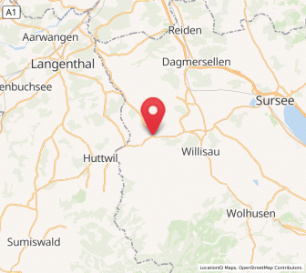 Map of Zell LU, Lucerne
