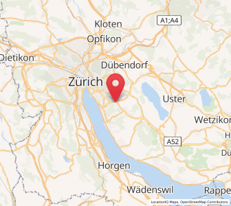 Map of Zollikerberg, Zurich