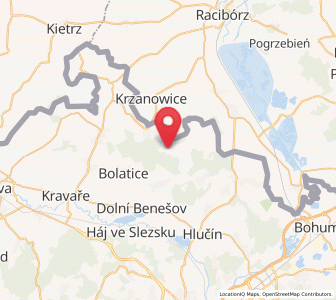 Map of Bělá, Moravskoslezský