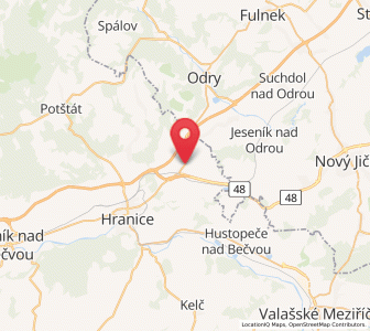 Map of Bölten, Olomoucký