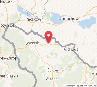 Map of Bernartice, Olomoucký