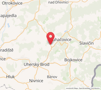Map of Biskupice, Zlín