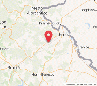 Map of Brantice, Moravskoslezský