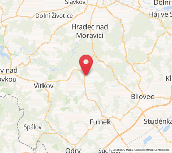 Map of Briesau, Moravskoslezský