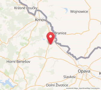 Map of Braunsdorf, Moravskoslezský