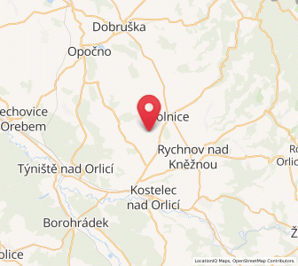 Map of Tschernikowitz, Královéhradecký kraj