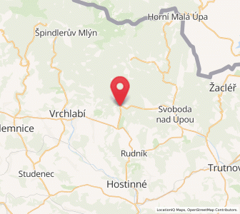 Map of Schwarzenthal, Královéhradecký kraj
