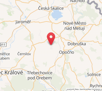 Map of České Meziříčí, Královéhradecký kraj