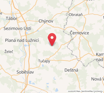 Map of Choustník, Jihočeský kraj