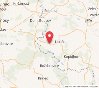 Map of Jettenitz, Královéhradecký kraj
