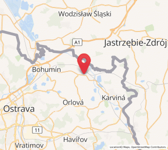 Map of Dittmannsdorf, Moravskoslezský