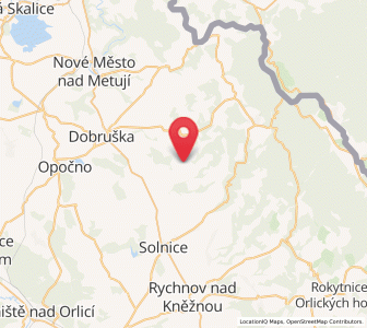 Map of Dobrei, Královéhradecký kraj