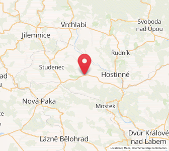 Map of Dolní Kalná, Královéhradecký kraj