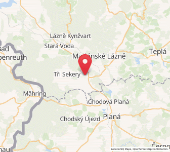 Map of Dürrmaul, Karlovarský kraj