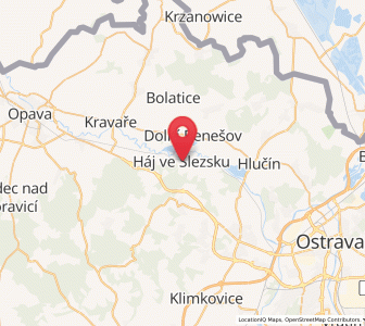 Map of Háj ve Slezsku, Moravskoslezský