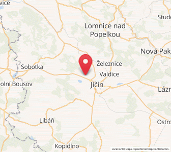 Map of Holín, Královéhradecký kraj