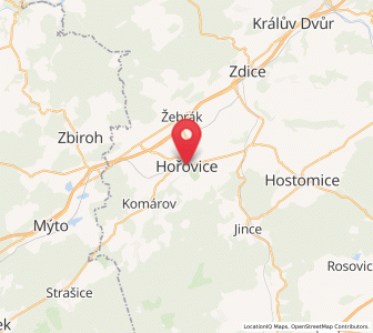 Map of Horschowitz, Central Bohemia