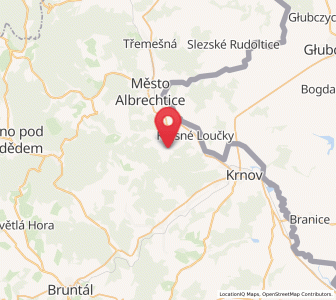 Map of Hošťálkovy, Moravskoslezský