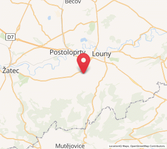 Map of Jimlín, Ústecký kraj