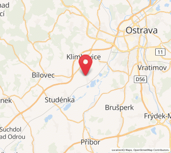 Map of Jistebník, Moravskoslezský