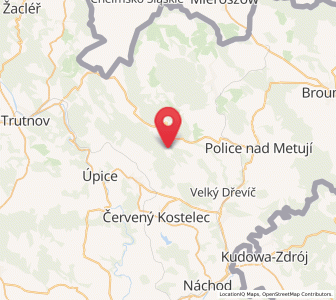 Map of Jívka, Královéhradecký kraj