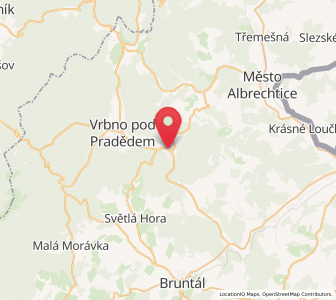 Map of Karlovice, Moravskoslezský