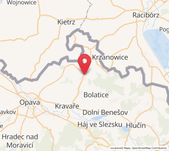 Map of Kobeřice, Moravskoslezský